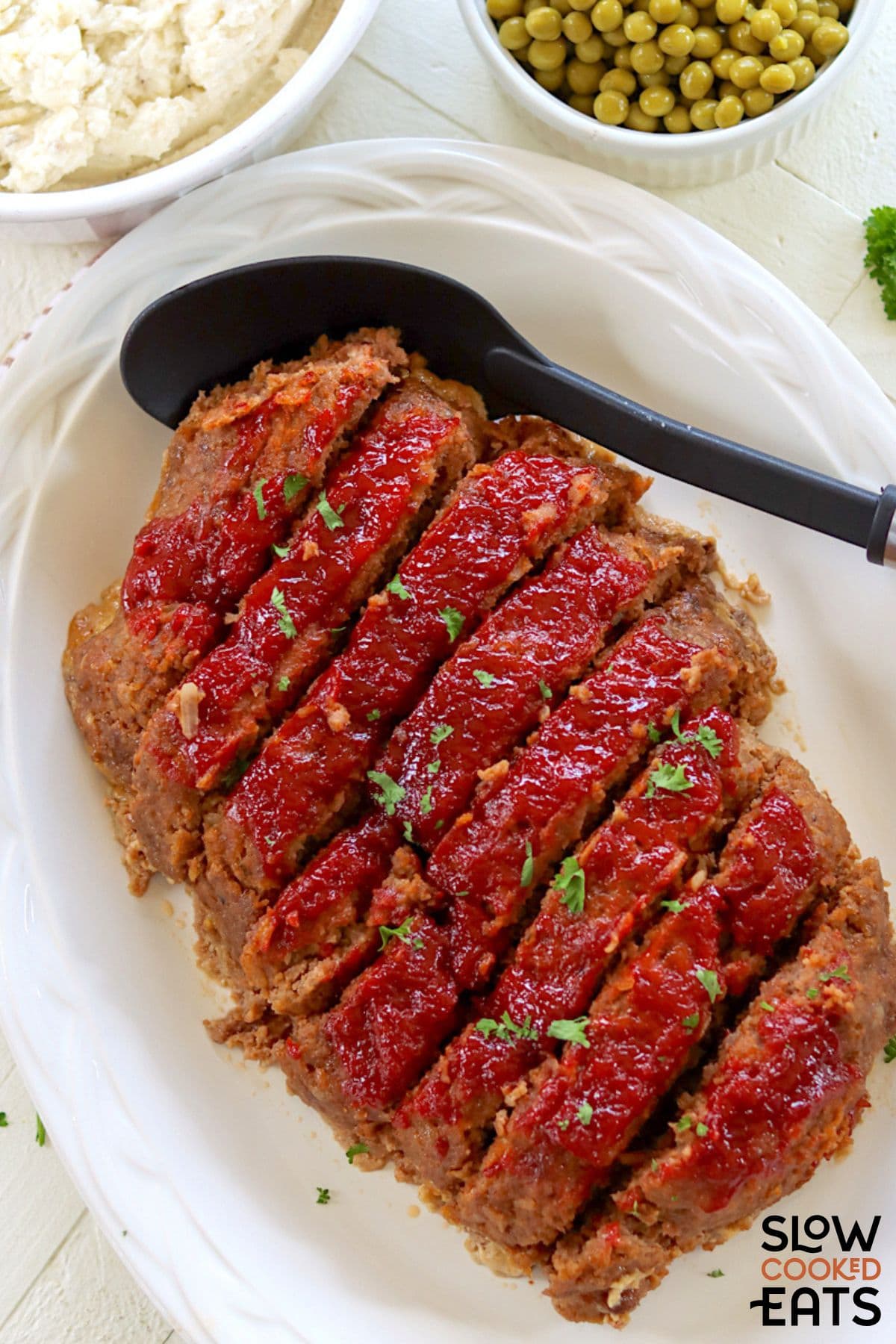 Crock Pot Meatloaf with Brown Sugar Glaze