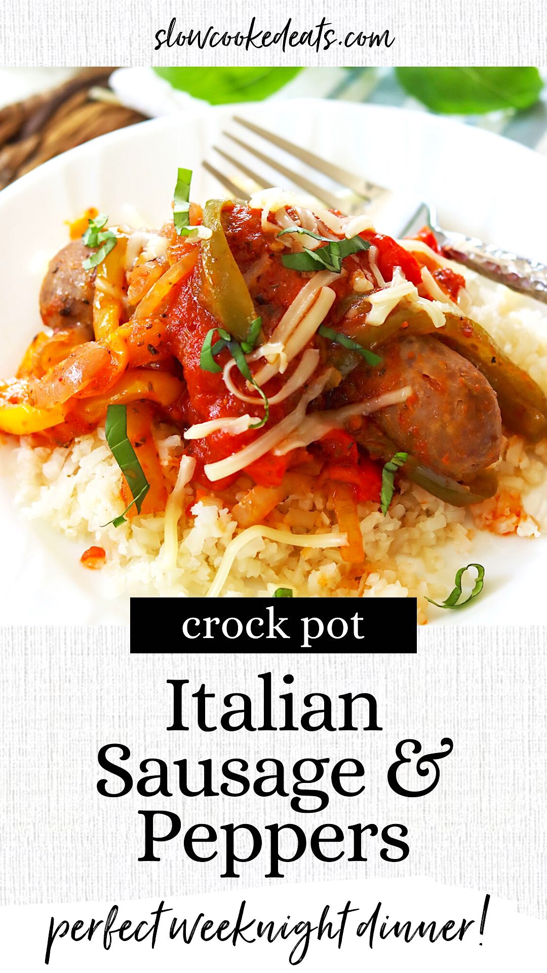 BEST Easy Crockpot Sausage and Peppers Recipe (Flavorful!)