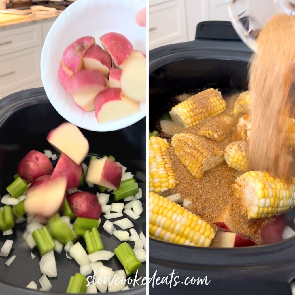 Crock Pot Seafood Boil with Shrimp and Crab Slow Cooked Eats