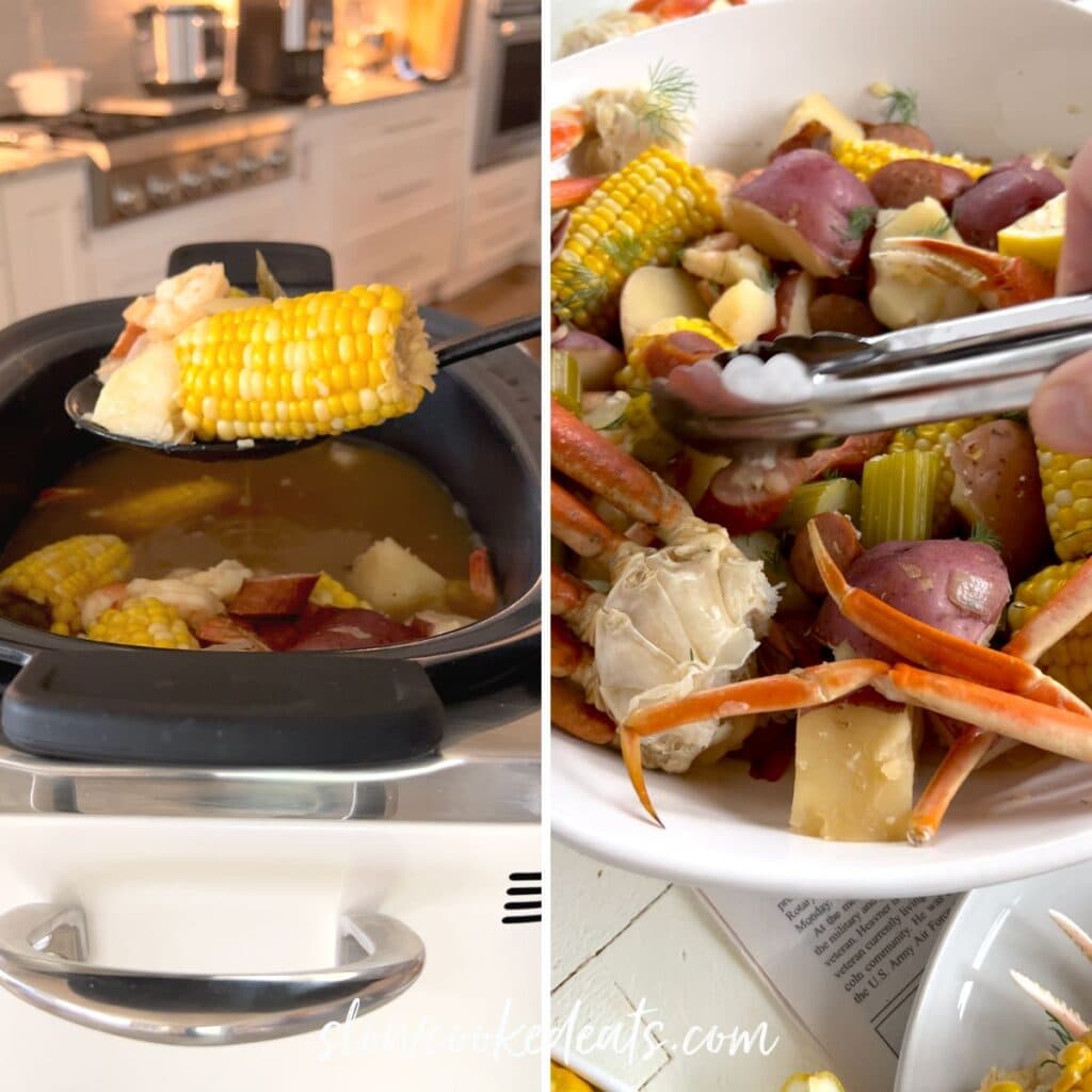 Crock Pot Seafood Boil with Shrimp and Crab Slow Cooked Eats