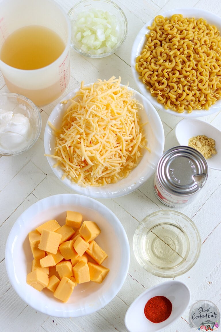 Best Crockpot Mac and Cheese with Smoked Gouda and Cheddar
