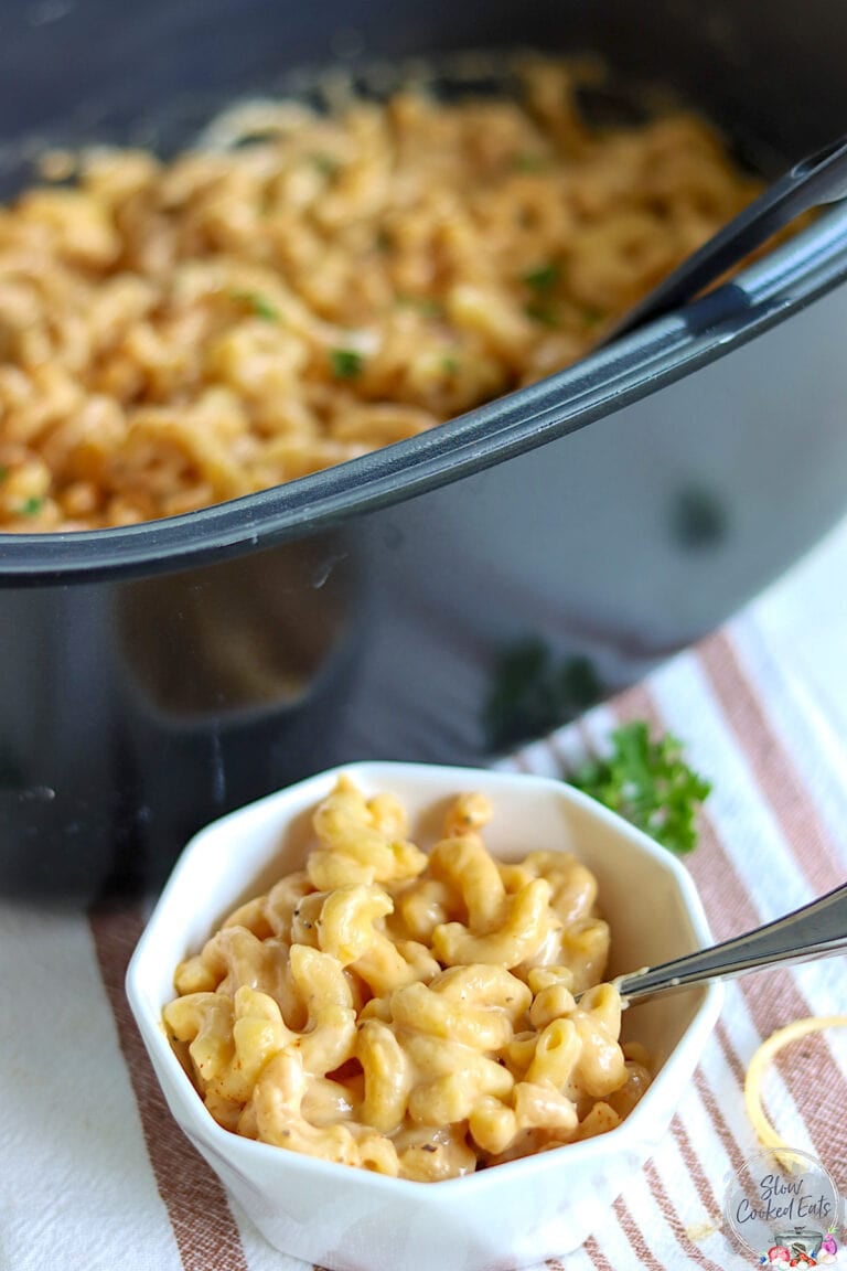 Best Crockpot Mac and Cheese with Smoked Gouda and Cheddar