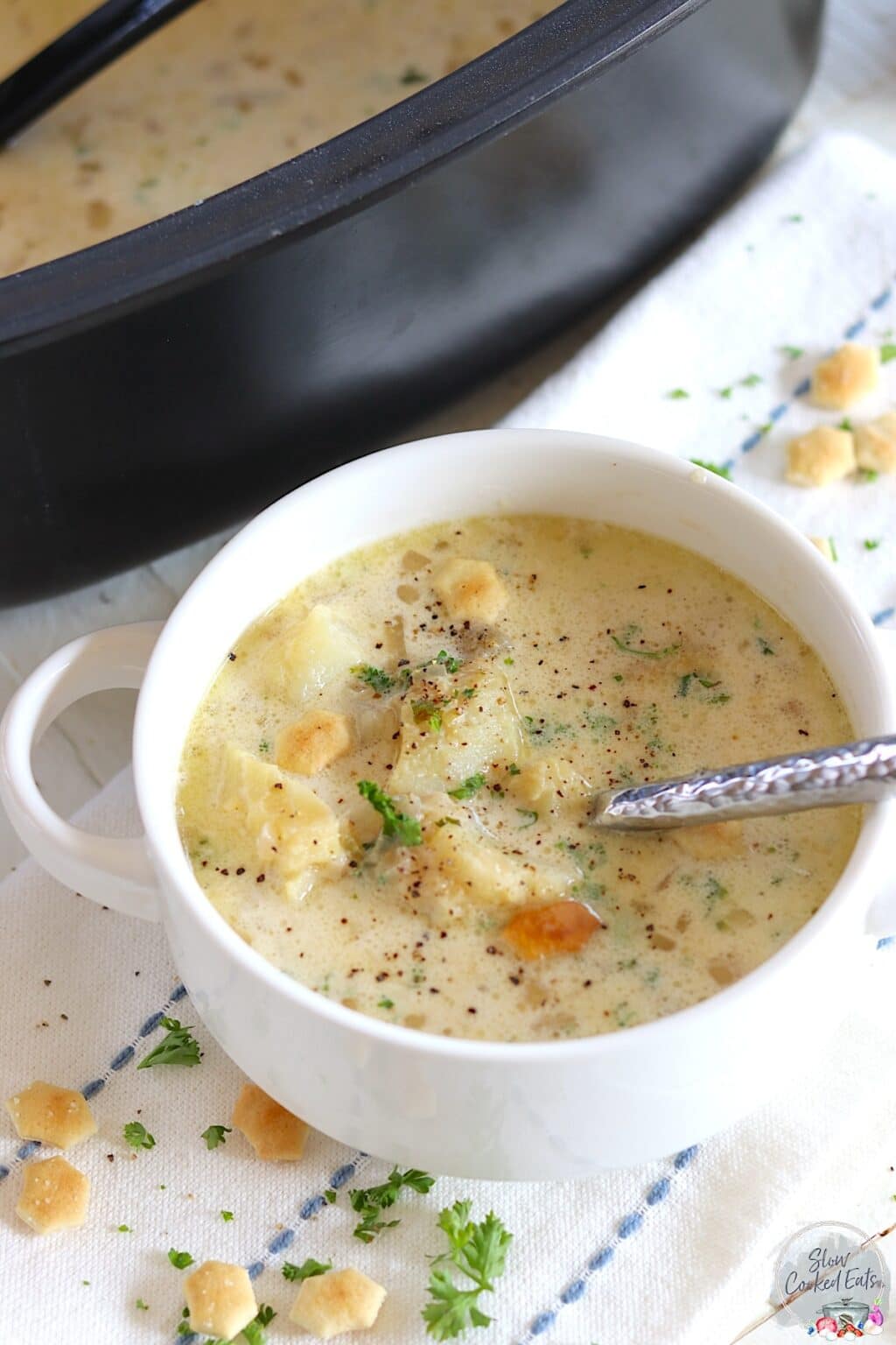 Best Crock Pot Fish Chowder Slow Cooked Eats