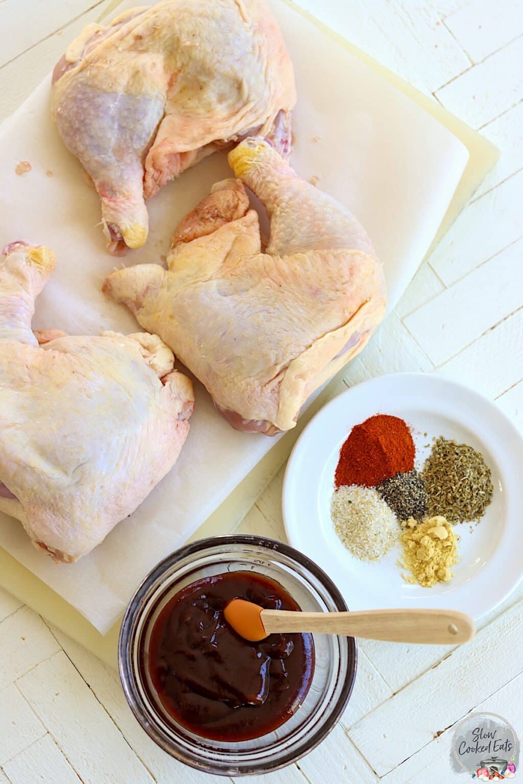 Easy Crockpot Chicken Leg Quarters (BBQ Style!) Slow Cooked Eats