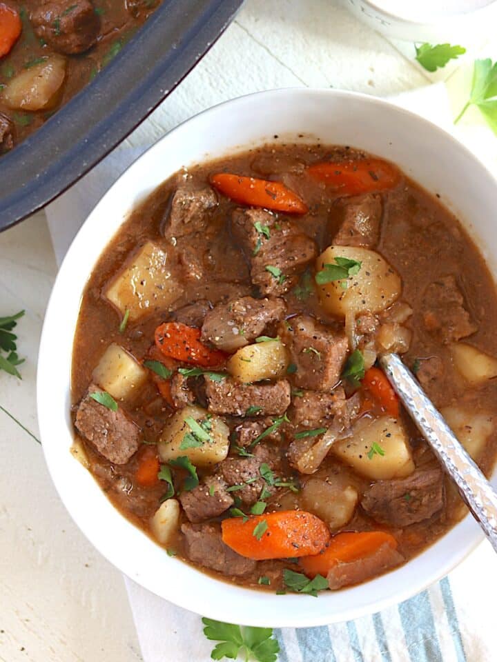Easy Slow Cooker Beef Stroganoff with Cream Cheese Slow Cooked Eats