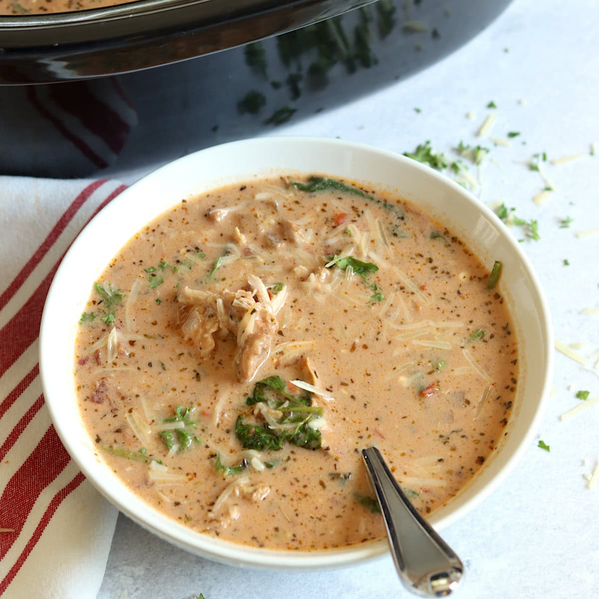 Slow Cooker Marry Me Chicken Soup