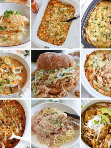 Crockpot Chicken Breast Recipes Collage